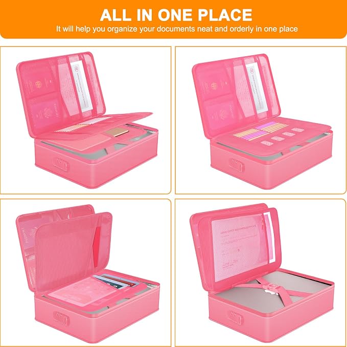 Noiposi 5200℉ Fireproof Document Box - Image 3