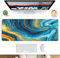 Desk Mat, Big Desk Pad, 31.5x11.8 Inches Extended Big Gaming Mouse Pad by stanploe