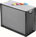 Sinboun Hanging File Organizer Letter-Size File Holder Filing Box Includes 5 by Sinboun