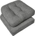 downluxe Chair Cushions for Dining Chairs 2 Pack, Tufted Indoor Chair Pads by Downluxe