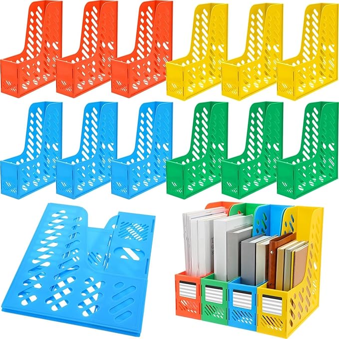 Glenmal 12 Pack Magazine Organizers Binder Organizer by Glenmal