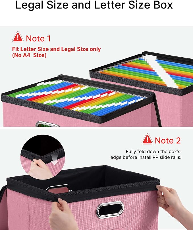 Oterri 1 Pack Large File Organizer Boxes - Image 5
