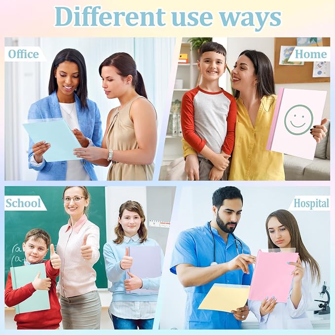 6 PCS Pastel Plastic Report Covers - Image 7