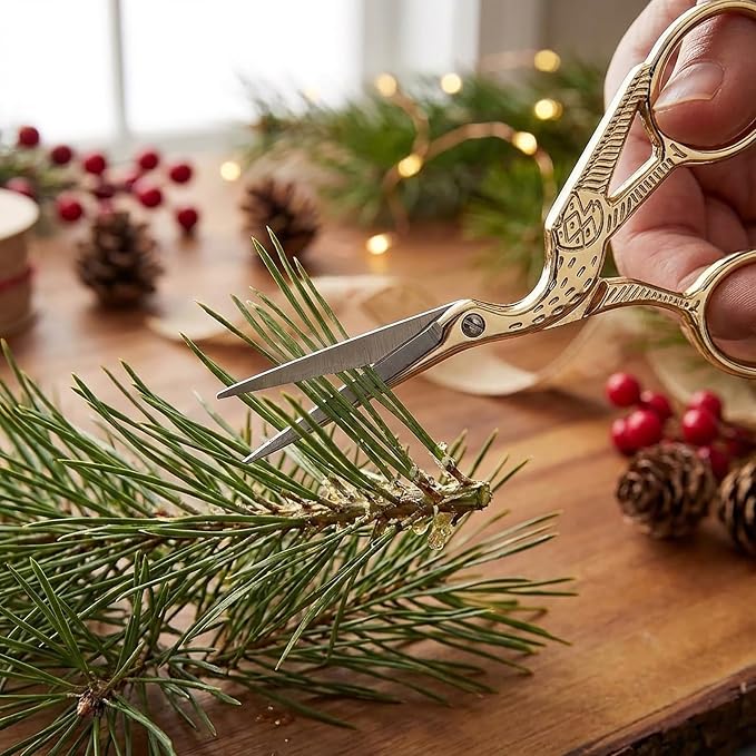 BIHRTC 4.5Inch Embroidery Scissors Sharp Tip Stainless Steel Little Scissors - Image 8