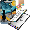 Starry Night Black Cat Clipboard by Unknown