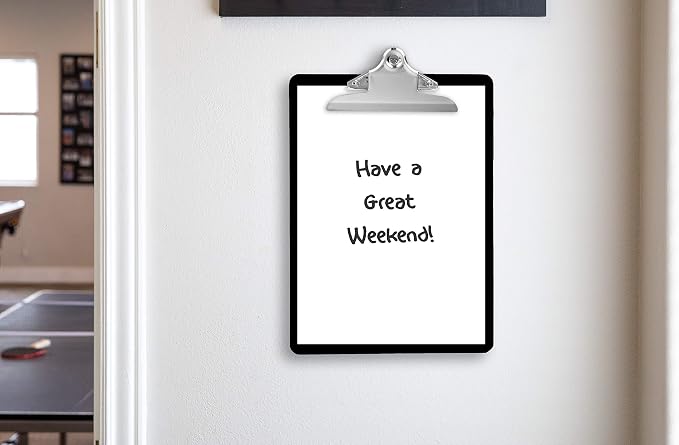 Black Plastic Clipboards Multipack - Image 8