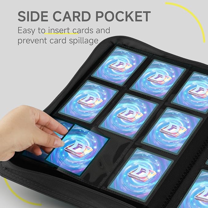 9 Pocket Card Binder, 360 Pockets Trading Card Binder, Double Sided Pocket - Image 5