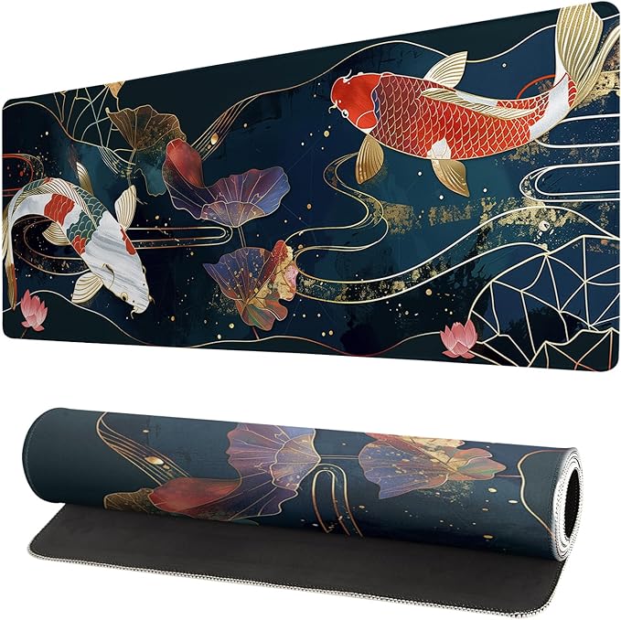 Gaming Mouse Pad Desk Pad, Extended Big Mouse Pad, 31.5x11.8 Inch Long Computer by Brecoy