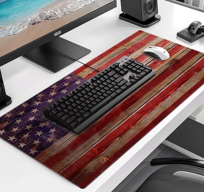 American Flag Gaming Mouse Pad, Suitable - Image 3