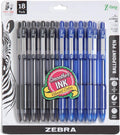 Zebra Pen Z-Grip Retractable Ballpoint Pen, Smooth-Flowing Black and Blue Ink by ZebraPen