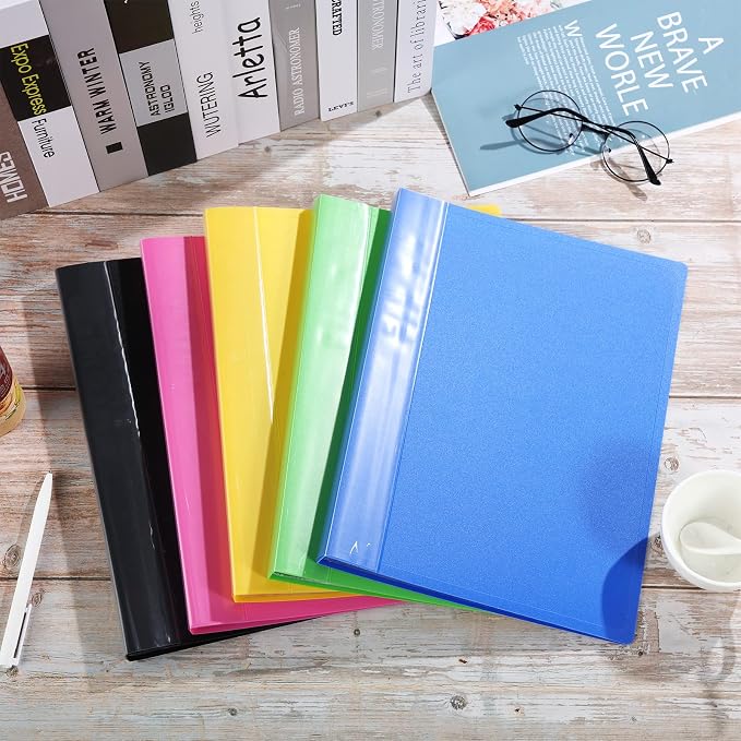 15 Pcs Binder with Plastic Sleeves 30 Pockets 60 Pages Presentation Book 11 x - Image 6