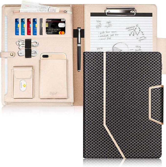 Toplive Business Padfolio, Executive Conference Folder by Toplive