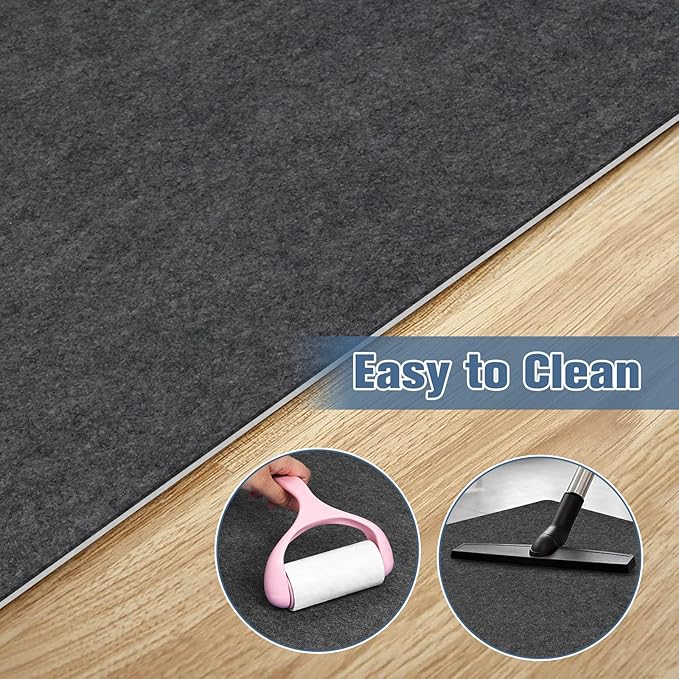 Placoot Office Chair Mat for Hardwood Floor, Under Desk Mat, Large Anti-Slip - Image 5