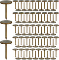 120pcs Flat Head Thumb Tacks for Wall, Bronze Heavy Duty Upholstery Push Pins by Unknown