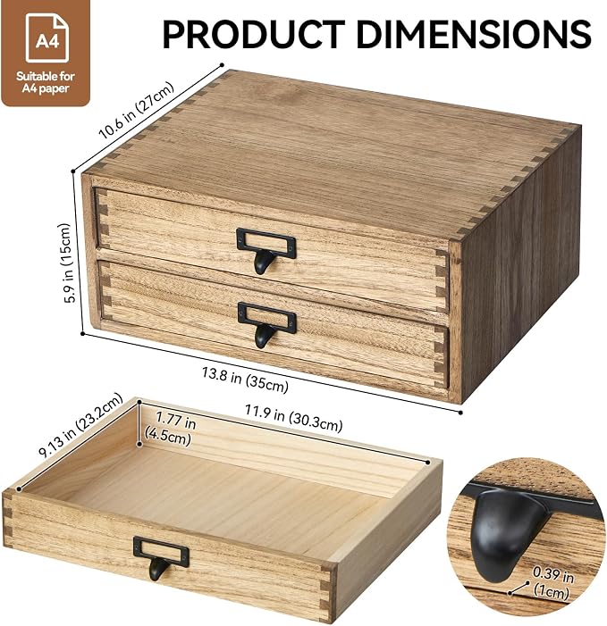 KIRIGEN Wooden Desk Organizer - Image 2