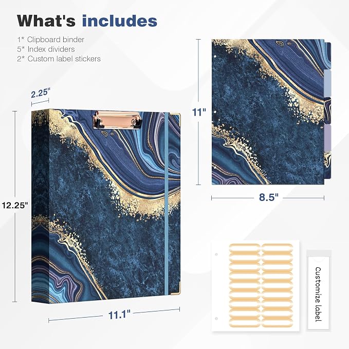 Ospelelf 3 Ring Binder, 1.5 Inch, Letter Size - Image 3