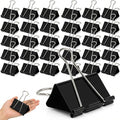 3 Inch Extra Large Jumbo Binder Clips– Sturdy Black Metal Paper Clamps by Unknown