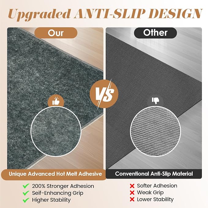 Office Chair Mat Desk Chair Hardwood Mat, Easy Glide Office Rug Under Chair Mat - Image 4