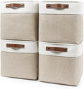 Bagnizer Collapsible Fabric Storage Cubes 11x11 Cube Storage Bins, 4 Pack by Bagnizer