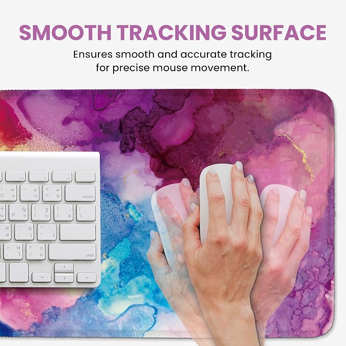 Large Mouse Pad for Desktop, Cute Desk Mat Pad Protector for Work & Gaming - Image 4