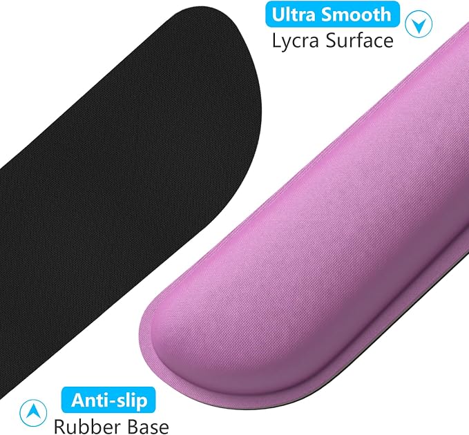 Dapesuom Enlarge Keyboard Wrist Rest, Memory Foam Keyboard Wrist Cushion - Image 4