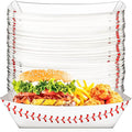 50 Pack 5Lb Extra Large Paper Food Boat Trays, Baseball Birthday Decorations by MotBach