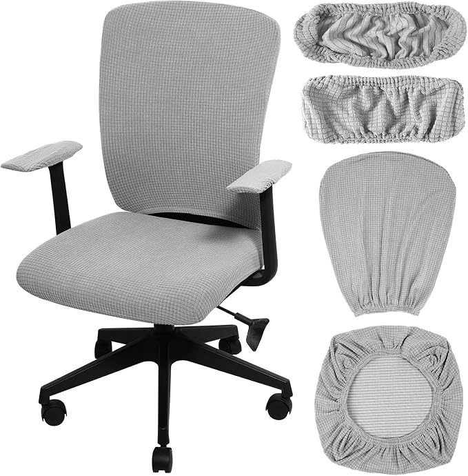 Tallew 4 Pcs Office Chair Covers Set Computer Universal Protective Stretchable by Tallew