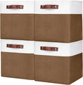 Bagnizer Collapsible Fabric Storage Cubes 11x11 Cube Storage Bins, 4 Pack by Bagnizer