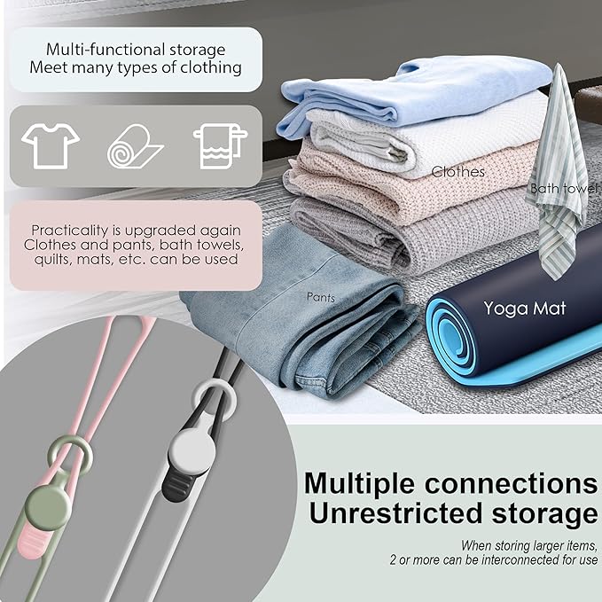 24Pcs Silicone Cable Straps Cord Organizer - Image 4