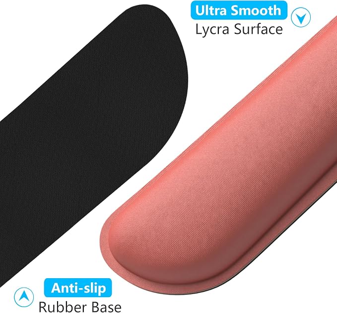 Dapesuom Enlarge Keyboard Wrist Rest, Memory Foam Wrist Cushion - Image 4