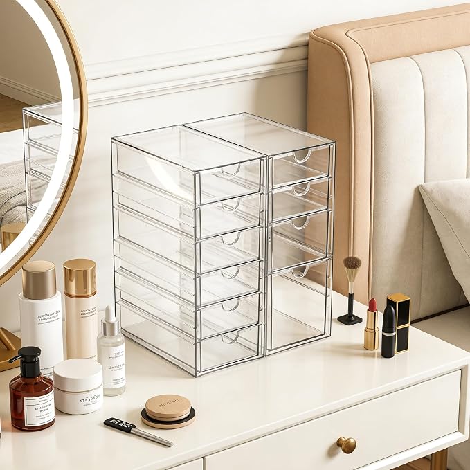 Prsildan Hair Accessories Organizer Acrylic Drawer - Image 5