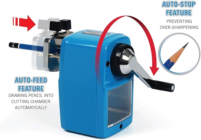 Carl Angel-5 Heavy-Duty Artist & Teacher Pencil Sharpener – Precision Manual - Image 2