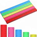 Zonon 50 Pcs 6 Inch/12 Inch Plastic Rulers Bulk Flexible Straight Rulers by Zonon