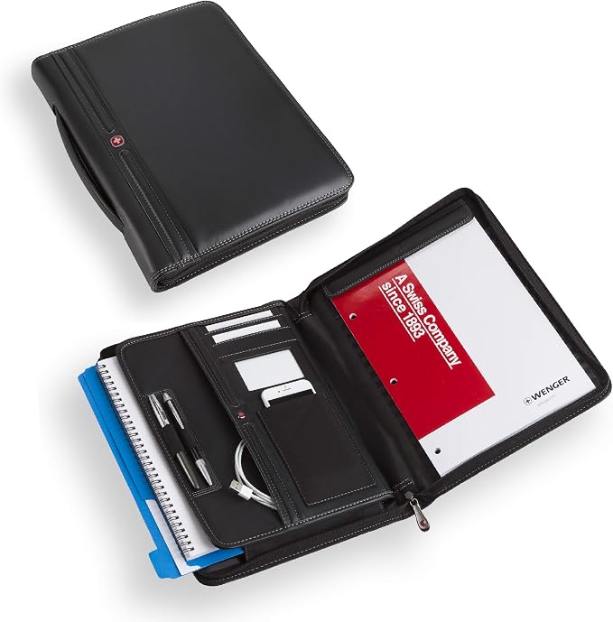 Wenger Concept Zippered Padfolio, Padded Document Organizer - Image 5