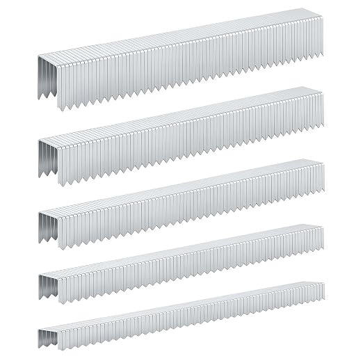 20 Gauge T/50 Staples, 1/4"+5/16"+3/8"+1/2"+9/16":6000pcs | Galvanized Nails by Unknown