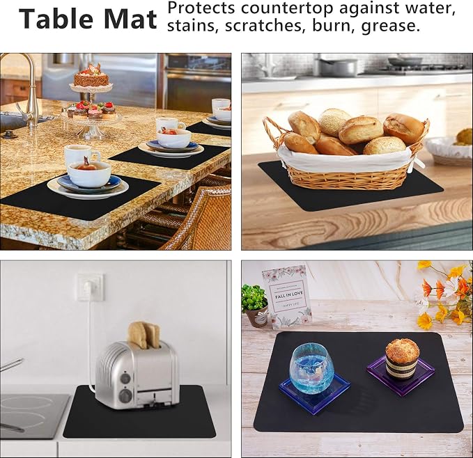 Gartful Silicone Sheets for Crafts, Counter Top Protector Pad, Nonskid Nonstick - Image 6
