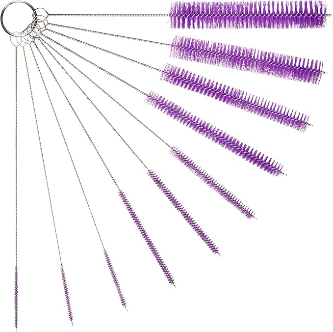 10" Extra Long Tube Cleaning Brush Set by TheScoopie