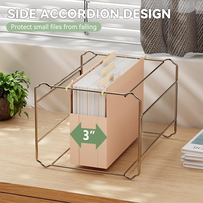Plastic Hanging File Folders Extra Capacity, Expandable Large Pastel Hanging - Image 4