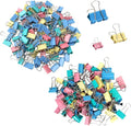 60Pcs Binder Clips, 15mm Small Bulldog Clips, Colored Metal Foldback Clips by Unknown