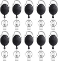 Teskyer Badge Reel, 10 Pack Retractable Badge Holders by TESKYER