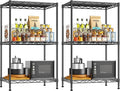DurayLoly 3 Tier Metal Wire Storage Shelves, Adjustable Small Wire Shelving Unit by Durayloly