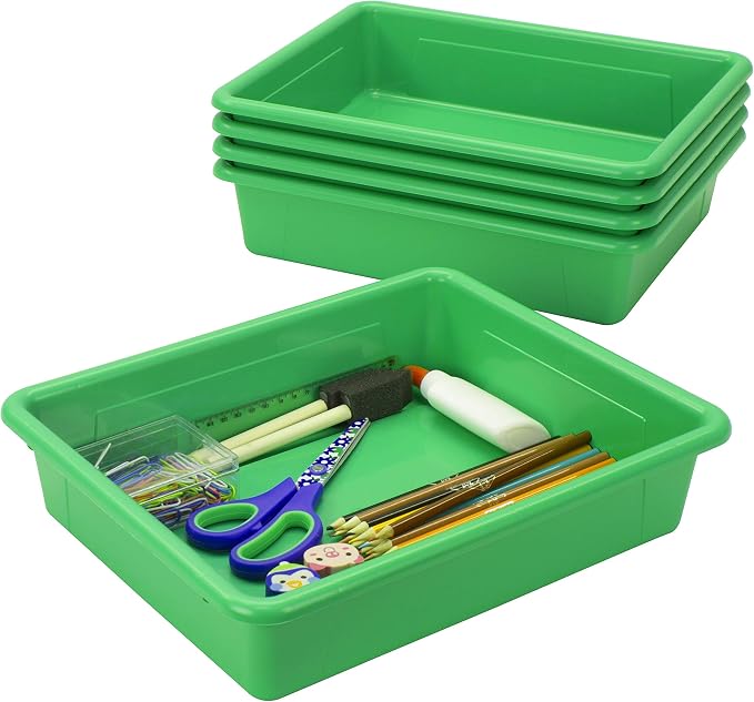 Storex 62520U05C Storage Tray, Letter Size, Flat Tray by Storex