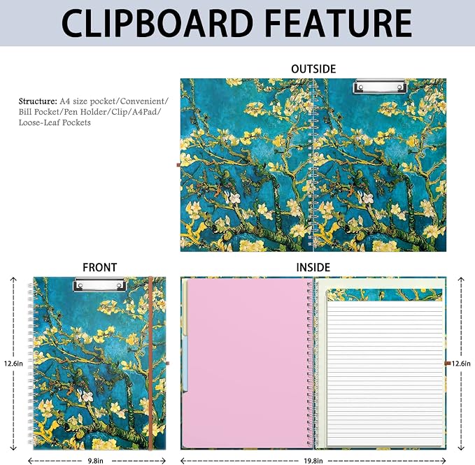 Rimilak Spiral Clipboard Folio - Image 2