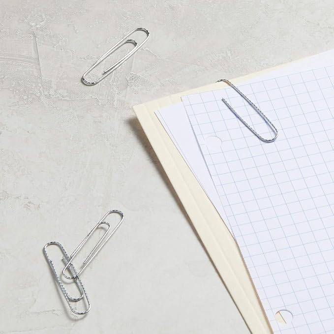 Amazon Basics Jumbo Size Office Paper Clips, 10 Packs of 100 - Image 6