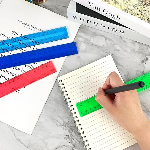 ZUFECY 8-Pack 12" Flexible Rulers - Image 5
