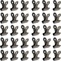 Boao 100 Pcs Mini Cyan Bronze Metal Clips Small Cyan Bronze Binder Clips Bulk by Boao