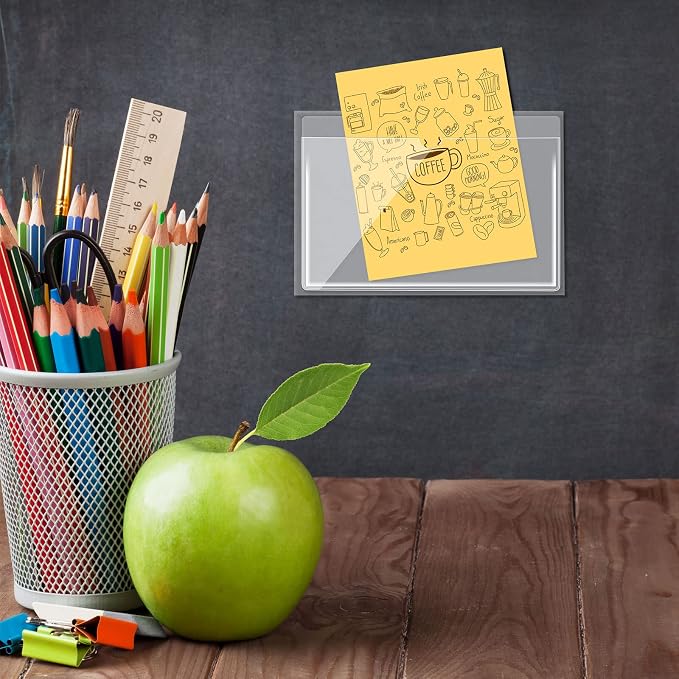 30 Pack Self-Adhesive Index Card Pockets - Image 8