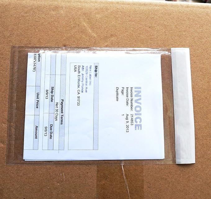 Premium 4.7''x7.5'' Packing List Envelope, Tailored Size - Image 3