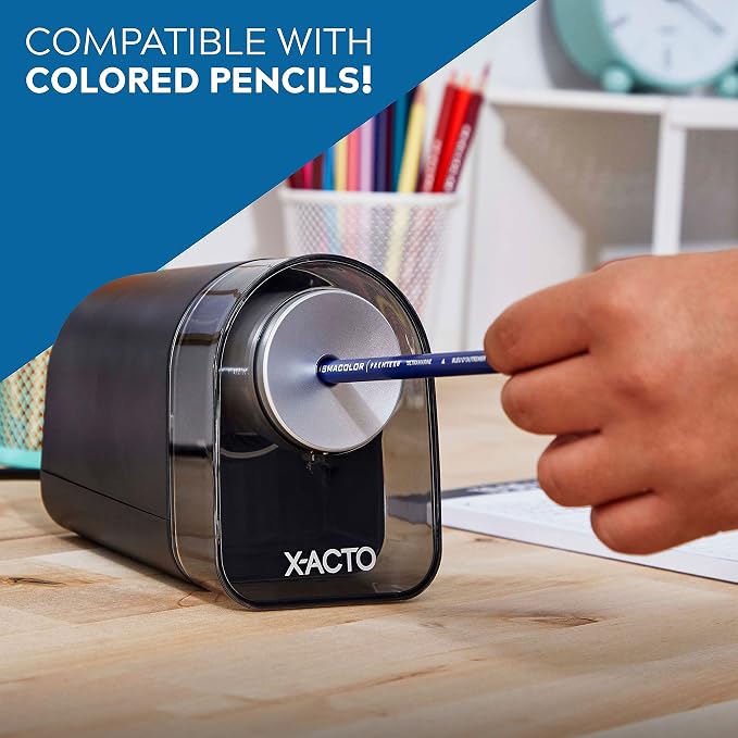 X-ACTO Electric Pencil Sharpener | XLR Heavy Duty Electric Pencil Sharpener - Image 4