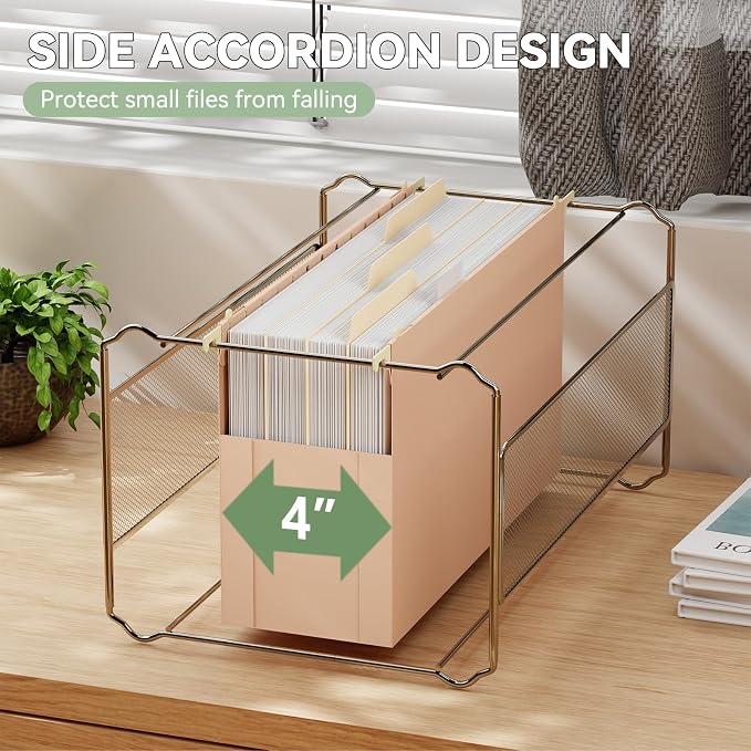 Legal Size Hanging File Folders, 6 Pack Heavy Duty 4" Expanding Pocket - Image 4